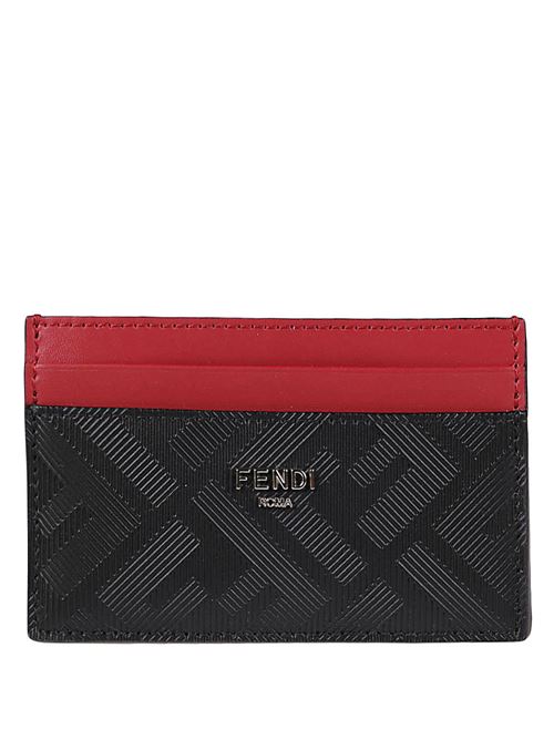 Card holder with logo FENDI | 7M0347AJF4F19KP