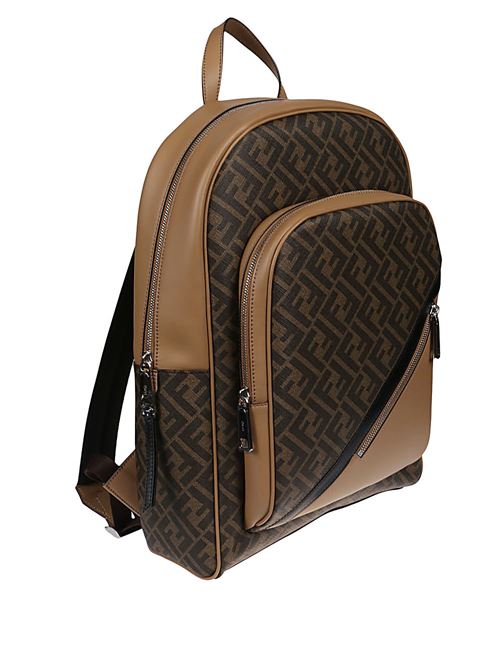 Backpack in logoed fabric FENDI | 7VZ074A9XSF1IKC