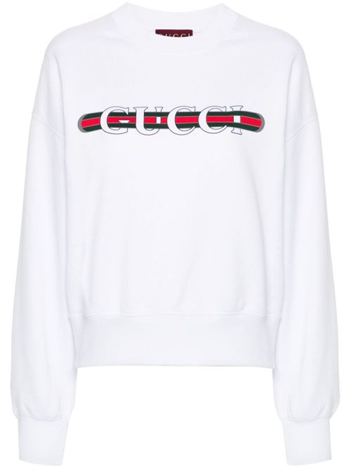 Sweatshirt with logo GUCCI | 789582XJGLM9074