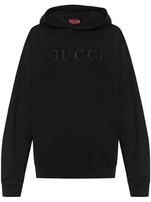 Felpa in jersey con cappuccio GUCCI | 795557XJGVF1043