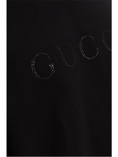 Felpa in jersey con cappuccio GUCCI | 795557XJGVF1043