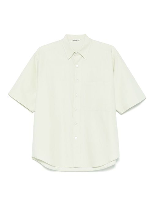 Cotton Shirt AURALEE | A25SS03TNLIGHTGREEN