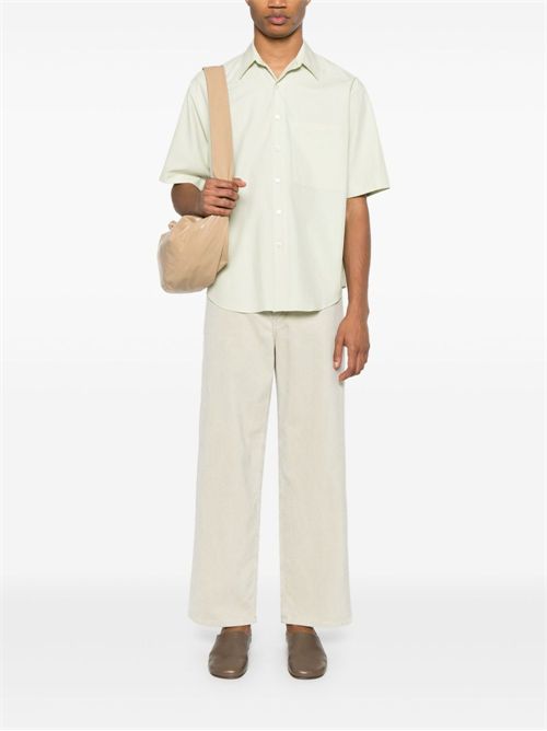 Cotton Shirt AURALEE | A25SS03TNLIGHTGREEN