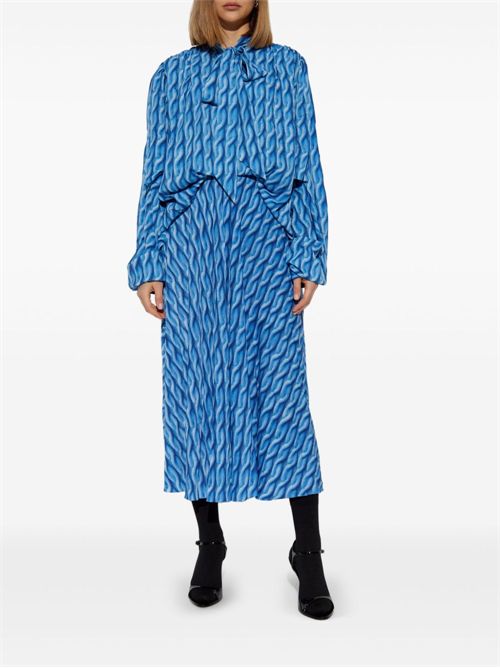 Abito con stampa BALENCIAGA | 814150TRLB44011