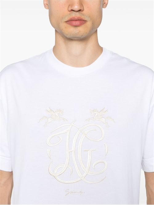 HG Embroidery T-Shirt GIVENCHY | BM71MG3YQA100
