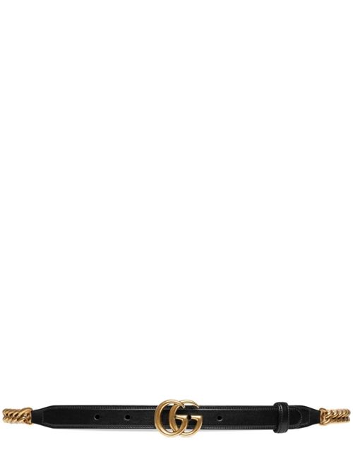 GG Marmont belt with chain GUCCI | 7601680YAQT1173