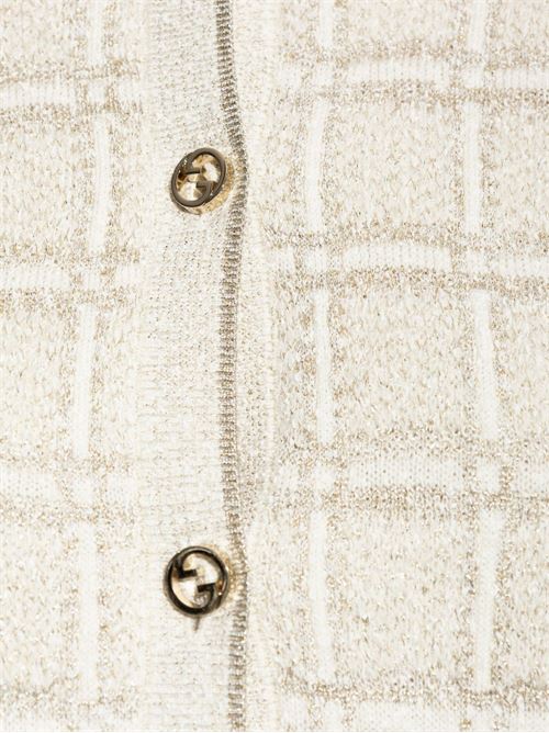 Cardigan a quadri GUCCI | 805754XKEDI9237