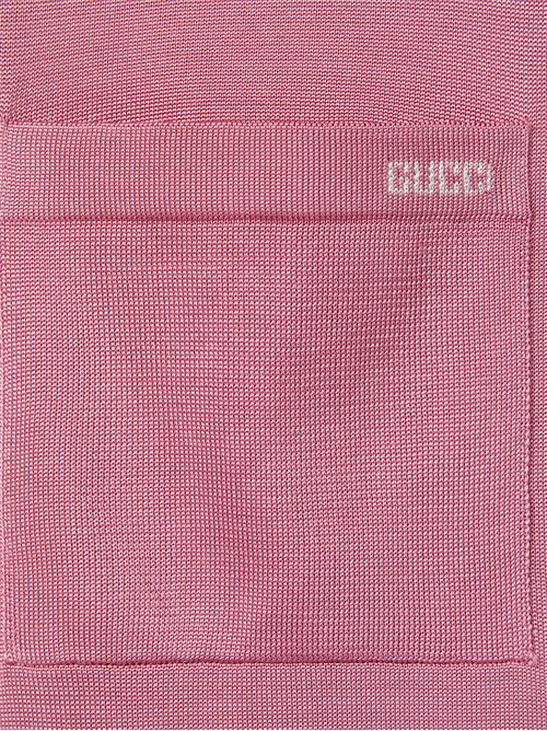 Fine silk knit polo GUCCI | 816783XKEPD6900