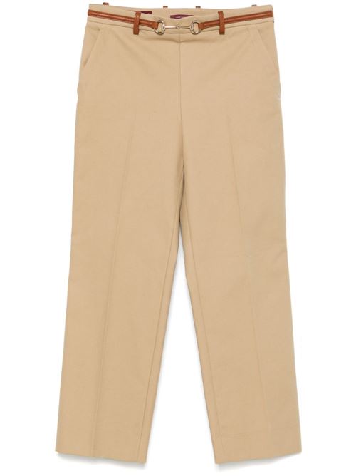 Pantalone in drill di cotonecon morsetto GUCCI | 820466Z8BZI2502