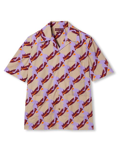 Printed shirt GUCCI | 821498Z7AMZ2040