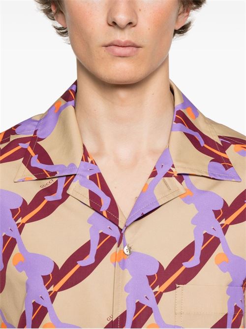 Printed shirt GUCCI | 821498Z7AMZ2040