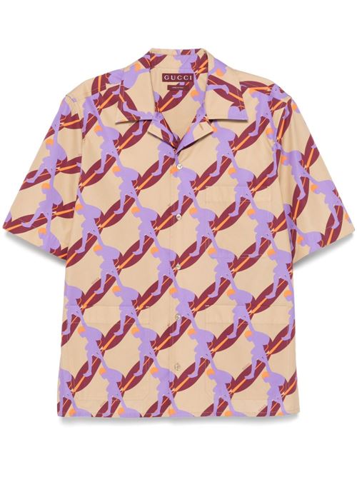 Printed shirt GUCCI | 821498Z7AMZ2040