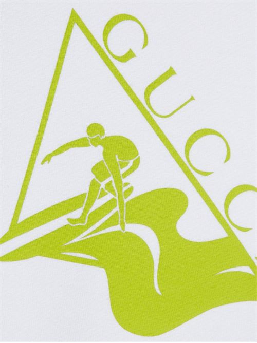 Felpa con cappuccio in cotone jersey GUCCI | 825129XJG729074