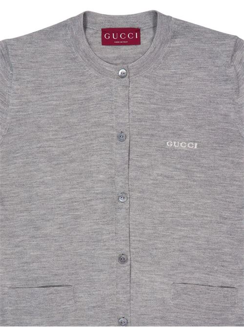 Cardigan in cashmere e seta GUCCI | 830825XKEWD1014
