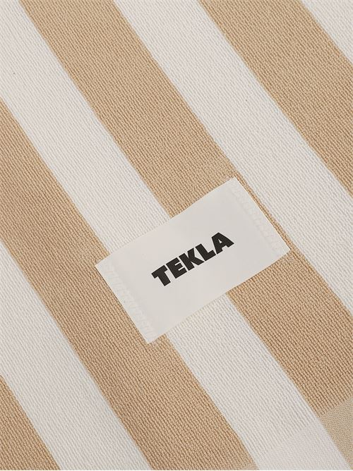 Beach Towel TEKLA | 5740014944659100X180ALMONDSTRIPES