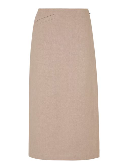 Gonna di lino FENDI | FQ7634AUOKF1RX1