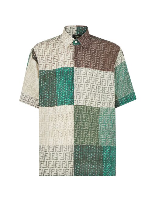 FF patch shirt FENDI | FS0795AU73F1RFY
