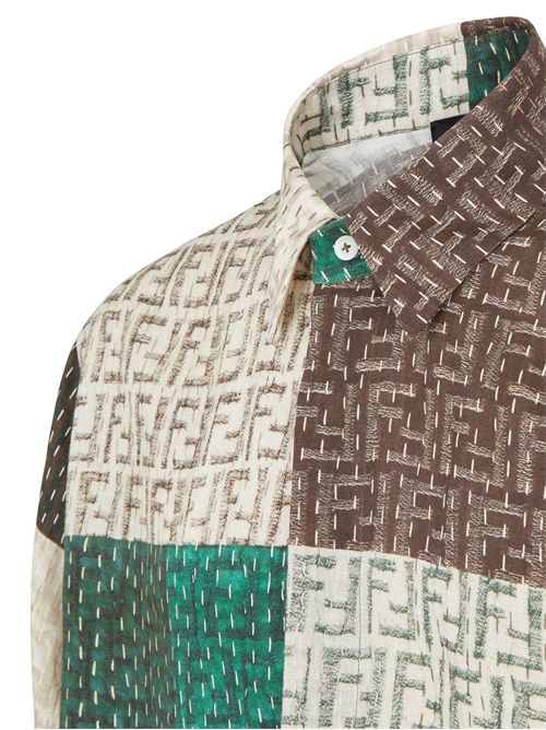 FF patch shirt FENDI | FS0795AU73F1RFY