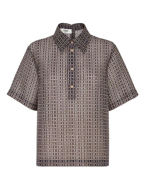 Camicia boxy FENDI | FS8240AUP5F1RXA