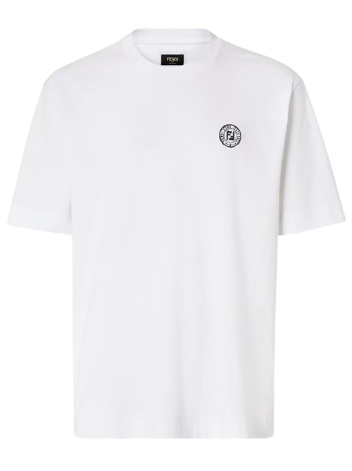 Cotton T-shirt FENDI | FY1319AV0HF0QA0