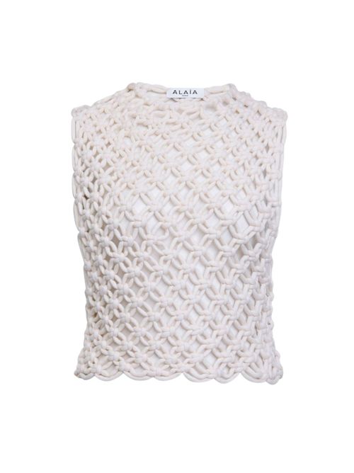 Knitted tank top ALAIA | AA9H1223K091B054