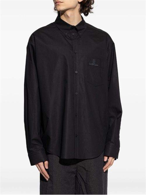 Oversized shirt with logo BALENCIAGA | 839219TRM281000