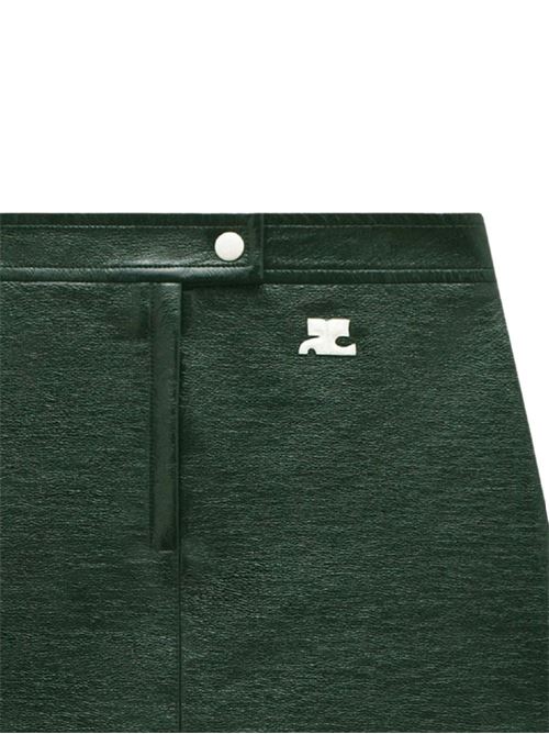 Re-edition vinyl mini skirt COURRÈGES | PERCJU001VY00148081