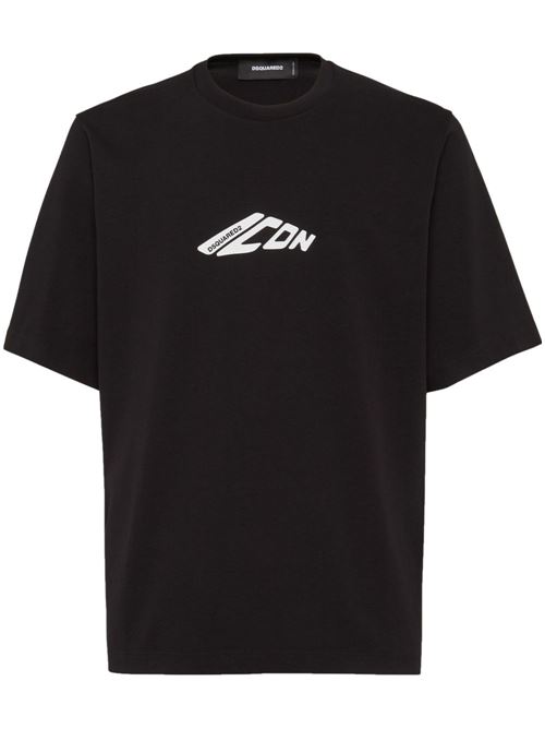 Cotton T-shirt DSQUARED | S79GC0096D20033900