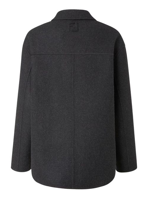 Double-breasted pea coat FENDI | FW1415AOYAF0TY6
