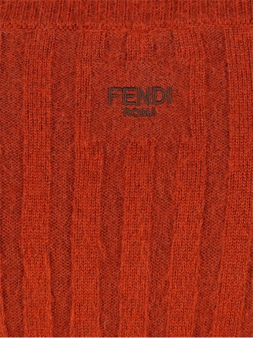 Gonna in mohair e lana FENDI | FZQ994AYLTF1TIN