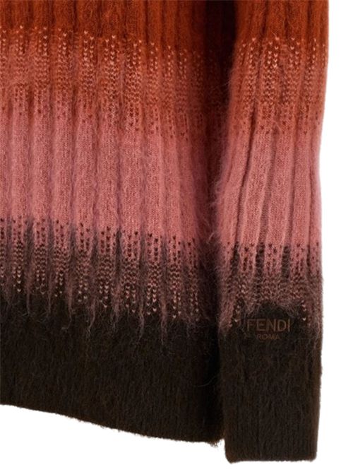 Maglione in maglia vanisé FENDI | FZXE17AYLTF1TIN