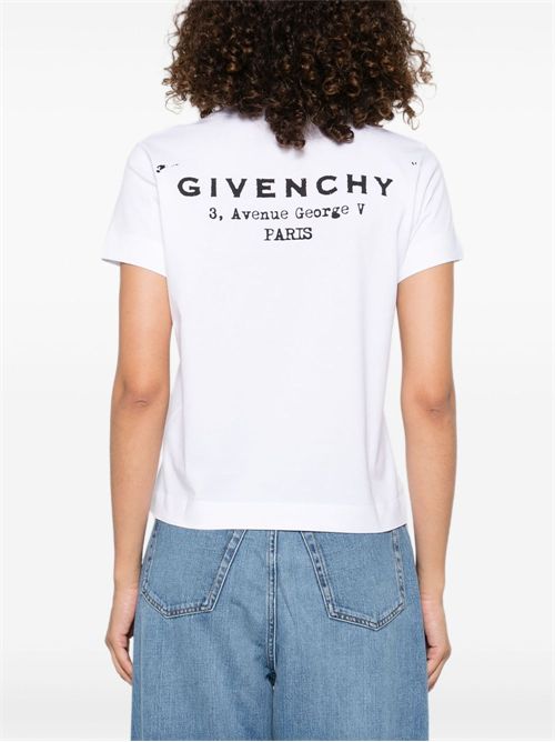 Logo Cotton T-Shirt GIVENCHY | BW70FJP75N100
