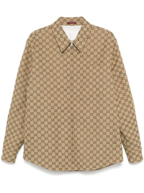 Oversized shirt in GG fabric GUCCI | 794808ZAF4S2580