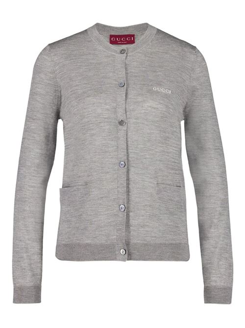 Cardigan con logo GUCCI | 830825XKEWD1014