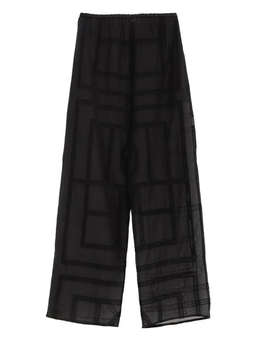 Geometric pattern trousers TOTEME | 253WRB0316FB0441001