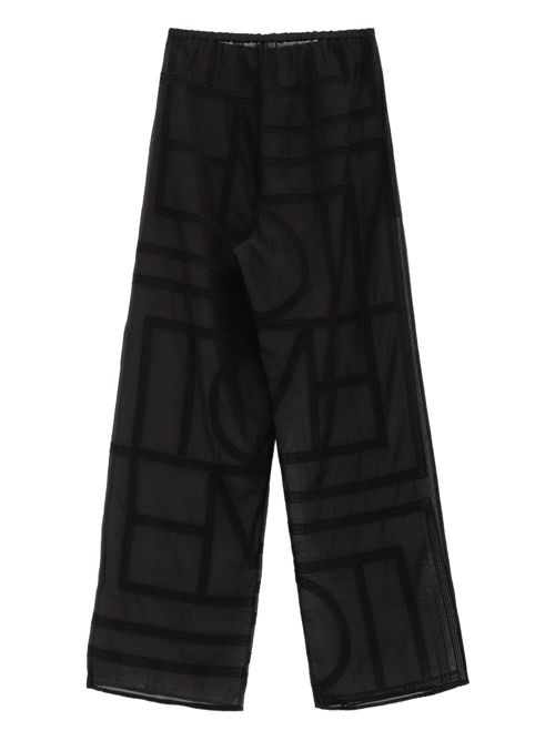 Geometric pattern trousers TOTEME | 253WRB0316FB0441001