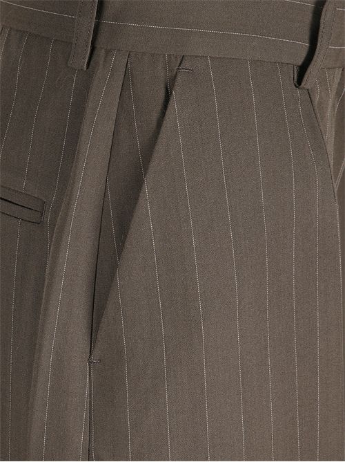 Pantaloni larghi gessati TOTEME | 254WRB0303FB0476273