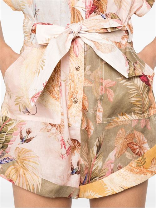 Ascension Cuffed Romper ZIMMERMANN | 4235YSS253SPLI