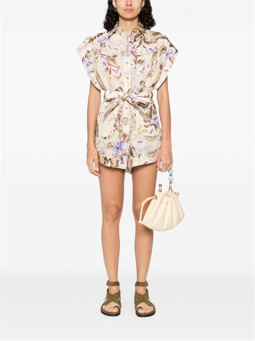 Coco Romper with Cuff ZIMMERMANN | 4235YSS254CMFL
