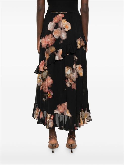 Hypnotic Asymmetrical Midi Skirt ZIMMERMANN | 5352SF251RFLR