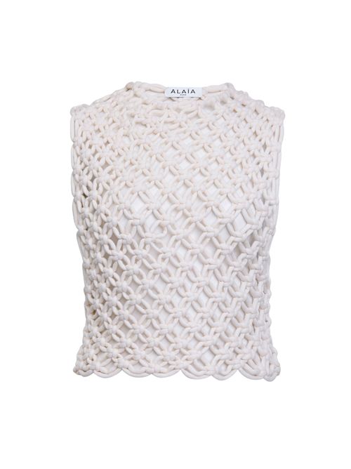 Knitted tank top ALAIA | AA9H1223K091B054