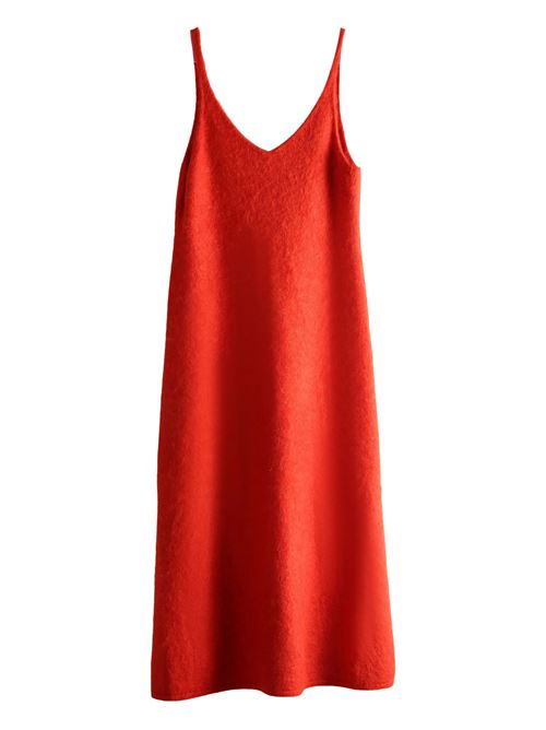 V-neck midi dress AURALEE | A25AD05BARED