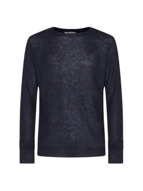 Alpaca Wool Sweater AURALEE | A25AP01AKNAVY