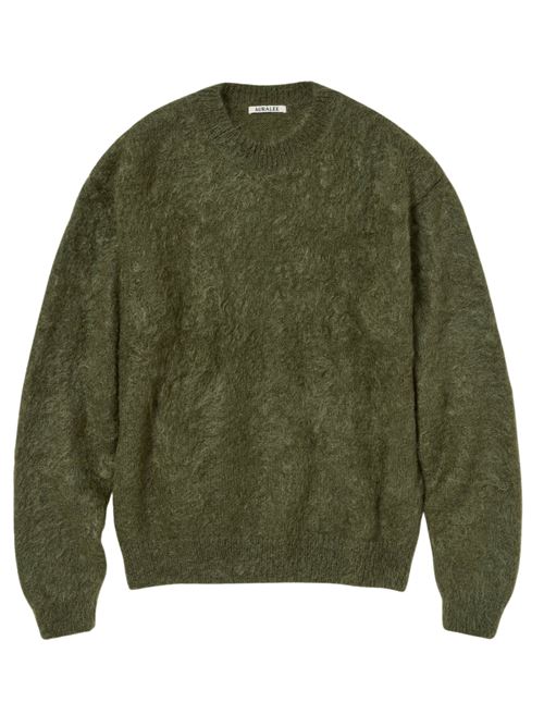 Crewneck sweater AURALEE | A25AP02KMOLIVE