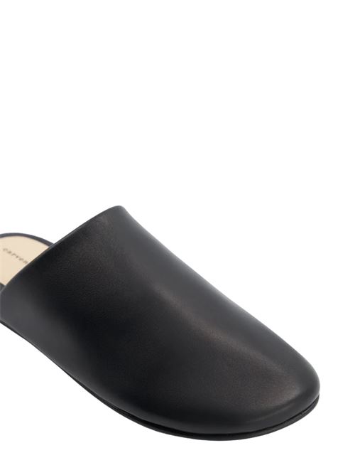 Garnier leather slipper CARVEN | 6252161185DEEPBLACK