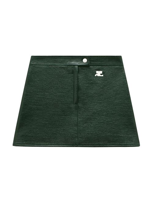 Re-edition vinyl mini skirt COURRÈGES | PERCJU001VY00148081
