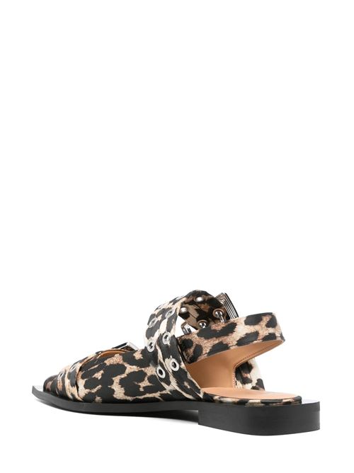Leopard ballerina flats GANNI | S2947943