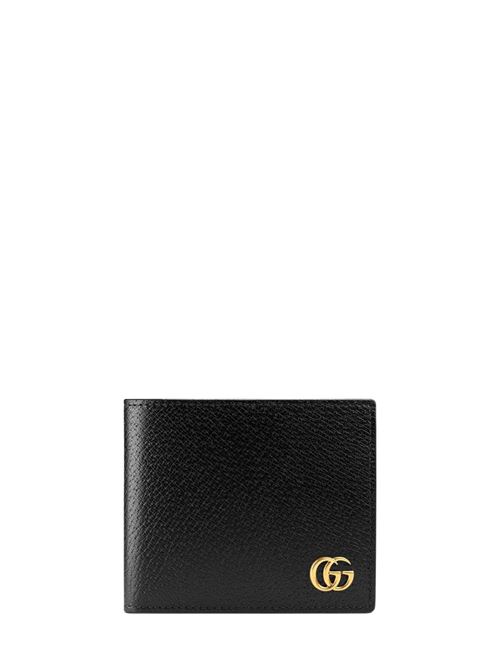 Leather wallet with logo GUCCI | 428725DJ20T1000