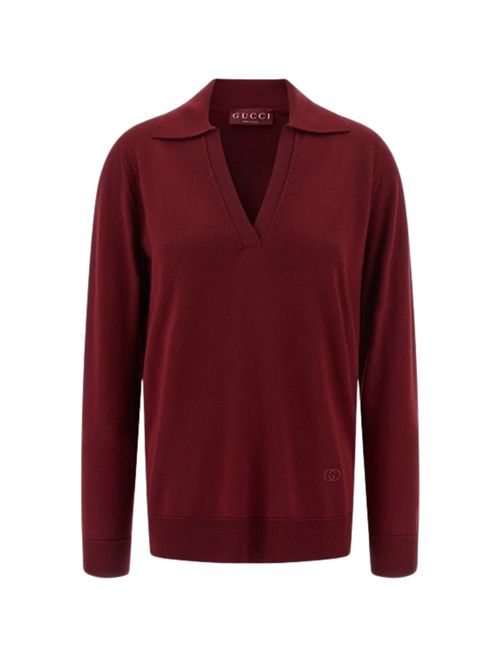 Polo in lana ultrafine GUCCI | 793883XKFA86318