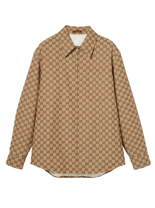 Oversized shirt in GG fabric GUCCI | 794808ZAF4S2580
